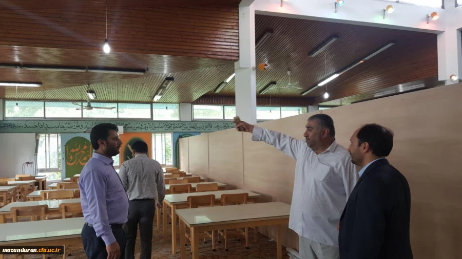 بازدید جناب آقای مهندس رضایی سرپرست مرکز هوشمند سازی از دانشگاه فرهنگیان مازندران