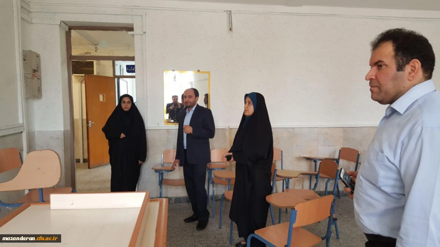 بازدید جناب آقای مهندس رضایی سرپرست مرکز هوشمند سازی از دانشگاه فرهنگیان مازندران