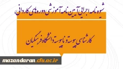شیوه‏ نامه اجرایی آیین ‏نامه آموزشی دوره ‏های کاردانی، کارشناسی پیوسته و ناپیوسته دانشگاه فرهنگیان