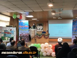 گرامیداشت هفته بسیج با حضور دکتر کسائیان در مرکز آموزش عالی حضرت فاطمه (س)