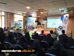 گرامیداشت هفته بسیج با حضور دکتر کسائیان در مرکز آموزش عالی حضرت فاطمه (س)