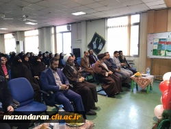 گرامیداشت هفته بسیج با حضور دکتر کسائیان در مرکز آموزش عالی حضرت فاطمه (س)