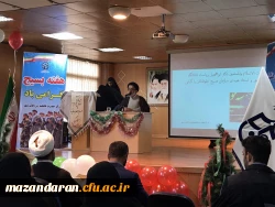 گرامیداشت هفته بسیج با حضور دکتر کسائیان در مرکز آموزش عالی حضرت فاطمه (س)