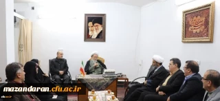 دیدار رییس دانشگاه فرهنگیان با نماینده ولی فقیه در استان مازندران
