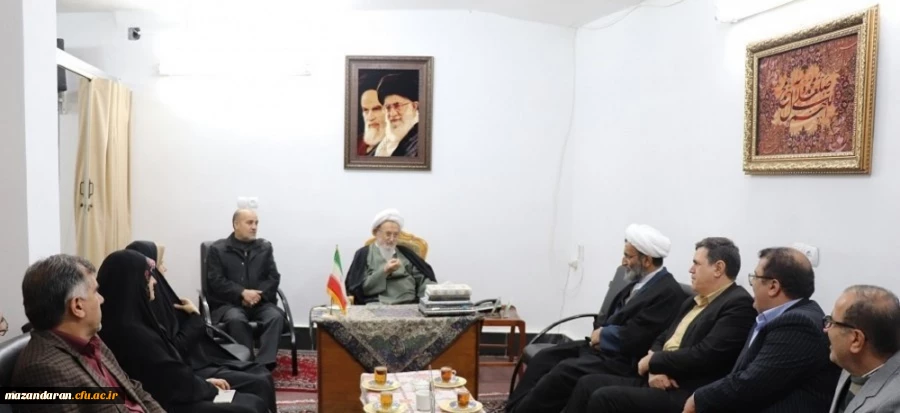 دیدار رییس دانشگاه فرهنگیان با نماینده ولی فقیه در استان مازندران