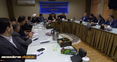 نشست مشترک شورای معاونان اداره کل آموزش و پرورش مازندران با رییس دانشگاه فرهنگیان