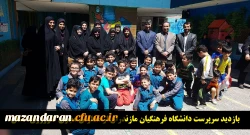 بازدید سرپرست دانشگاه فرهنگیان مازندران از مدارس مجری کارورزی استان