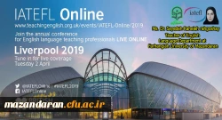 برگ زرینی دیگر بر افتخارات دانشگاه فرهنگیان مازندران افزوده شد:
کسب بورس سی و پنجمین کنفرانس بین المللی آموزش زبان در شهر لیورپول در سال 2019 توسط دکتر سیده راحله رهگشای