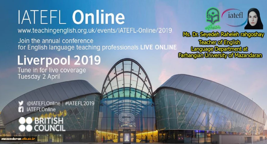 برگ زرینی دیگر بر افتخارات دانشگاه فرهنگیان مازندران افزوده شد:
کسب بورس سی و پنجمین کنفرانس بین المللی آموزش زبان در شهر لیورپول در سال 2019 توسط دکتر سیده راحله رهگشای