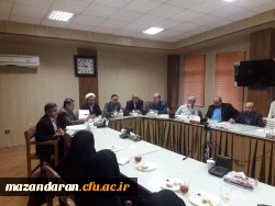 دیدار سرپرست دانشگاه فرهنگیان مازندان با اعضای هیئت علمی