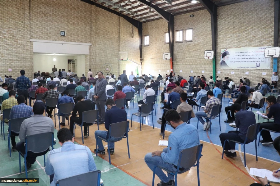 بازدید سرپرست دانشگاه فرهنگیان مازندران از جلسه امتحان دانشجویان