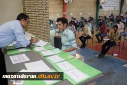 بازدید سرپرست دانشگاه فرهنگیان مازندران از جلسه امتحان دانشجویان