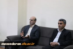 دیدار حسین کمالی پاشاکلایی مدیر هسته گزینش اداره کل آموزش و پرورش استان با سرپرست دانشگاه فرهنگیان مازندران