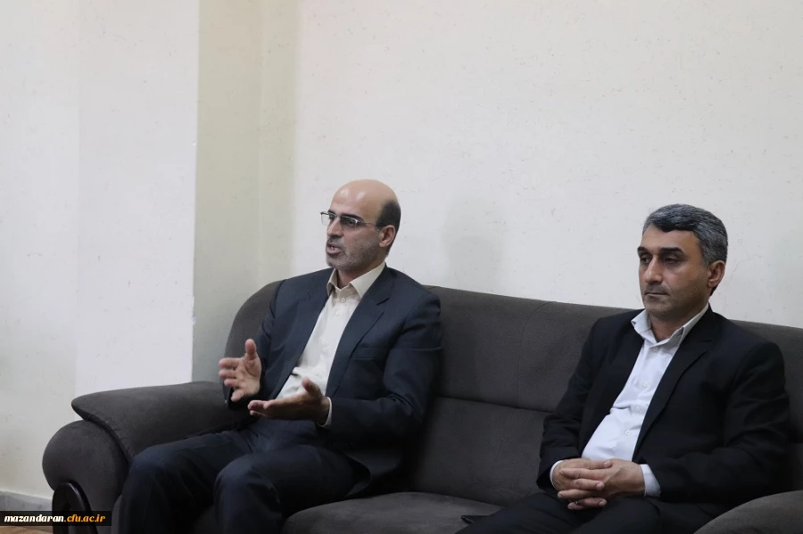 دیدار حسین کمالی پاشاکلایی مدیر هسته گزینش اداره کل آموزش و پرورش استان با سرپرست دانشگاه فرهنگیان مازندران