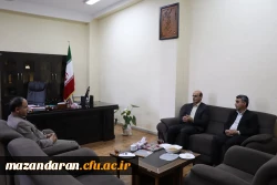 دیدار حسین کمالی پاشاکلایی مدیر هسته گزینش اداره کل آموزش و پرورش استان با سرپرست دانشگاه فرهنگیان مازندران
