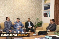 دیدار معاون پژوهش و فناوری دانشگاه فرهنگیان با معاون سیاسی امنیتی استانداری مازندران