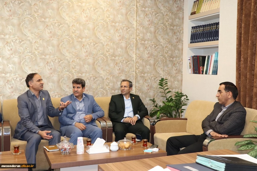 دیدار معاون پژوهش و فناوری دانشگاه فرهنگیان با معاون سیاسی امنیتی استانداری مازندران