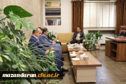 دیدار معاون پژوهش و فناوری دانشگاه فرهنگیان با معاون سیاسی امنیتی استانداری مازندران