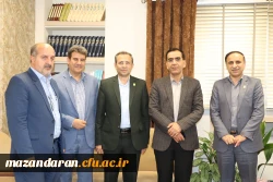 دیدار معاون پژوهش و فناوری دانشگاه فرهنگیان با معاون سیاسی امنیتی استانداری مازندران