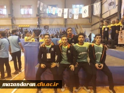 افتخاری دیگر برای دانشگاه فرهنگیان مازندران:
کسب مقام قهرمانی دانشجویان پسر در چهارمین المپیاد ورزشهای همگانی دانشجویان سراسر کشور