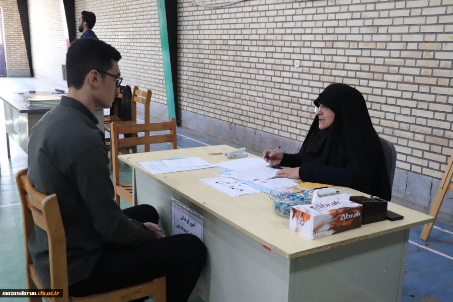 اولین روز ثبت نام دانشجویان جدیدالورود دانشگاه فرهنگیان مازندران در سال 1398