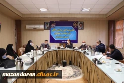 جلسه شورای آموزشی، پژوهشی و تحصیلات تکمیلی دانشگاه فرهنگیان مازندران