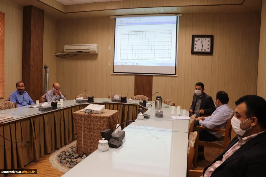 جلسه شورای آموزشی، پژوهشی و تحصیلات تکمیلی دانشگاه فرهنگیان مازندران