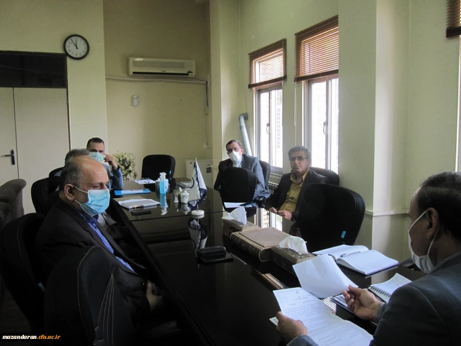 جلسه با مسئولین بنیاد شهید