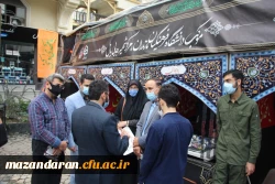 بازدید رئیس دانشگاه فرهنگیان استان از موکب دانشگاه فرهنگیان مازندران، مرکز آموزشی شهید رجایی بابل 3