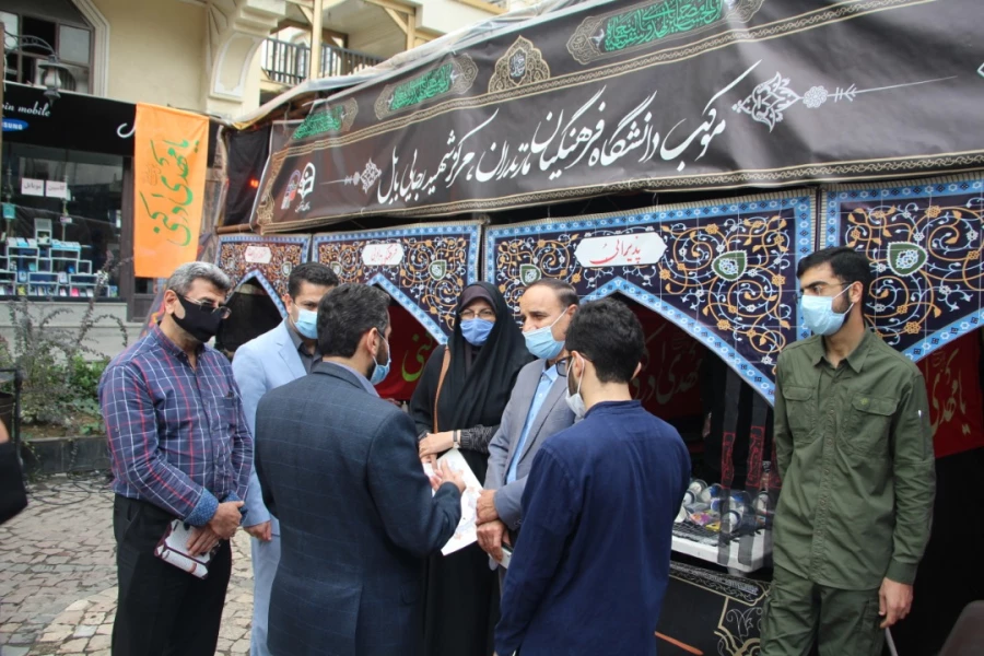 بازدید رئیس دانشگاه فرهنگیان استان از موکب دانشگاه فرهنگیان مازندران، مرکز آموزشی شهید رجایی بابل 3