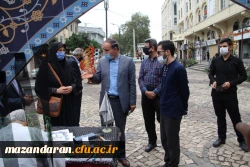 بازدید رئیس دانشگاه فرهنگیان استان از موکب دانشگاه فرهنگیان مازندران، مرکز آموزشی شهید رجایی بابل 4