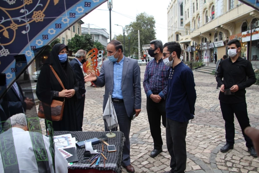 بازدید رئیس دانشگاه فرهنگیان استان از موکب دانشگاه فرهنگیان مازندران، مرکز آموزشی شهید رجایی بابل 4