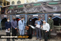 بازدید رئیس دانشگاه فرهنگیان استان از موکب دانشگاه فرهنگیان مازندران، مرکز آموزشی شهید رجایی بابل 5