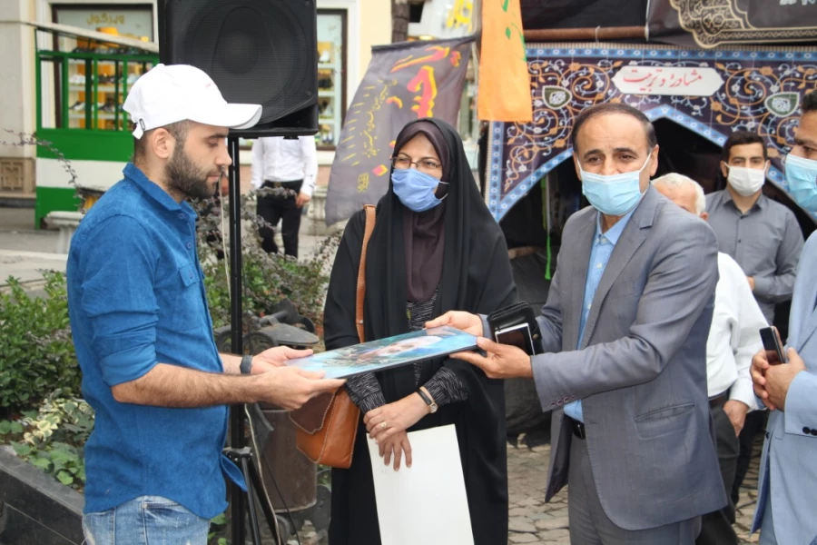 بازدید رئیس دانشگاه فرهنگیان استان از موکب دانشگاه فرهنگیان مازندران، مرکز آموزشی شهید رجایی بابل 6