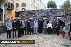 بازدید رئیس دانشگاه فرهنگیان استان از موکب دانشگاه فرهنگیان مازندران، مرکز آموزشی شهید رجایی بابل 7