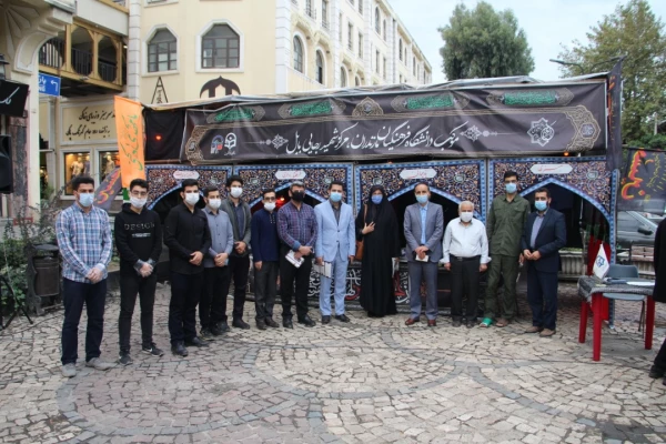 بازدید رئیس دانشگاه فرهنگیان استان از موکب دانشگاه فرهنگیان مازندران، مرکز آموزشی شهید رجایی بابل 7