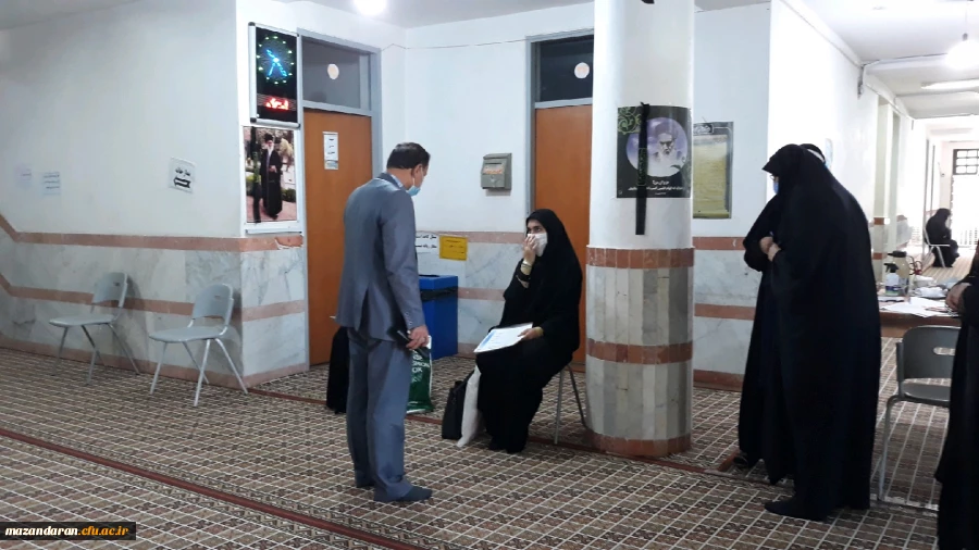 بازدید مدیریت امور پردیس های دانشگاه فرهنگیان مازندران از فرایند مصاحبه پردیس های استان 3
