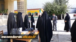 بازدید مدیریت امور پردیس های دانشگاه فرهنگیان مازندران از فرایند مصاحبه پردیس های استان 5