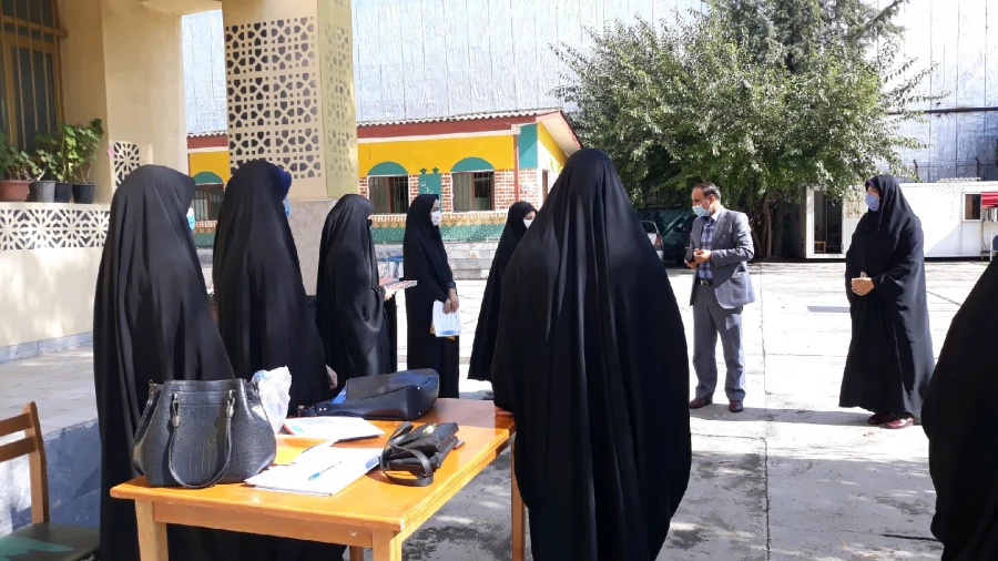 بازدید مدیریت امور پردیس های دانشگاه فرهنگیان مازندران از فرایند مصاحبه پردیس های استان 5