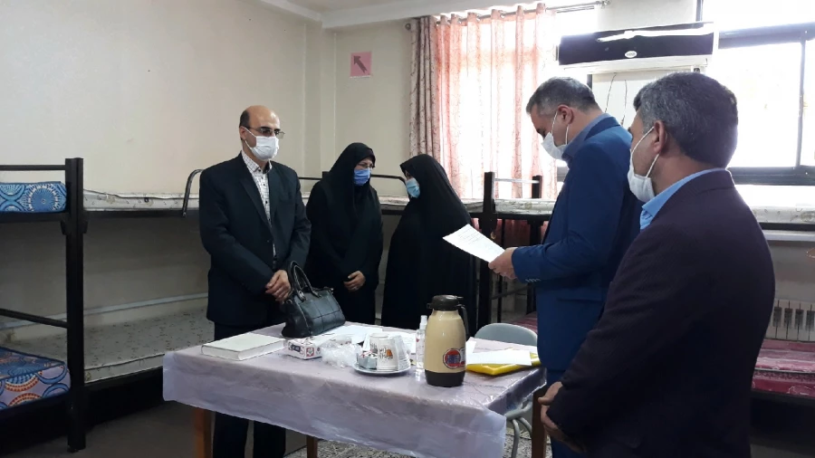 بازدید مدیریت امور پردیس های دانشگاه فرهنگیان مازندران از فرایند مصاحبه پردیس های استان 6