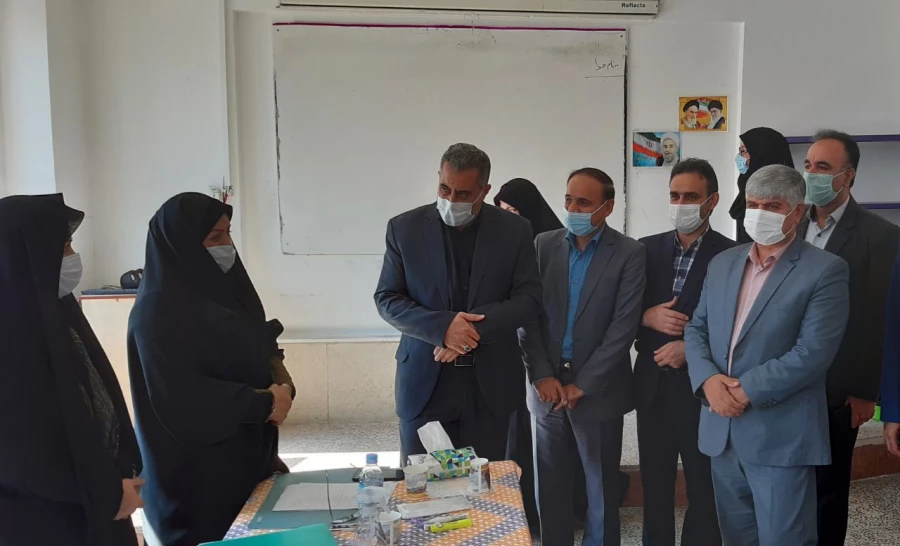 بازدید مدیرکل آموزش و پرورش استان مازندران و مدیریت پردیس های دانشگاه فرهنگیان مازندران از حوزه مصاحبه داوطلبان ورود به دانشگاه فرهنگیان در نوشهر 3