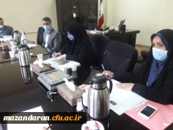 برگزاری جلسه ستاد استانی ثبت نام دانشجویان جدید الورود  سال 1399دانشگاه فرهنگیان استان مازندران 5