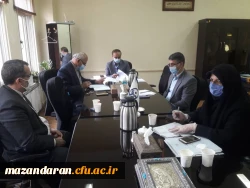 برگزاری جلسه ستاد استانی ثبت نام دانشجویان جدید الورود  سال 1399دانشگاه فرهنگیان استان مازندران 6