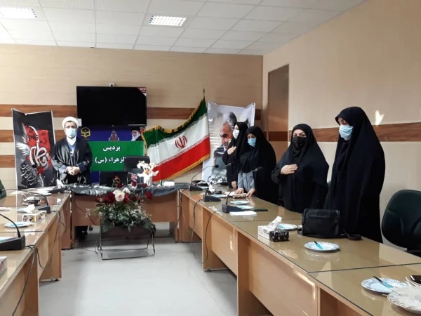 مراسم اولین سالگرد شهادت سردار دلها شهید حاج قاسم سلیمانی و همرزمانش در پردیس فاطمه الزهراء(س) دانشگاه فرهنگیان مازندران برگزار شد 2