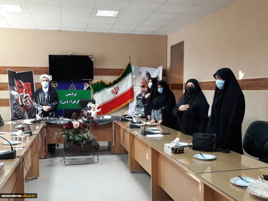 مراسم اولین سالگرد شهادت سردار دلها شهید حاج قاسم سلیمانی و همرزمانش در پردیس فاطمه الزهراء(س) دانشگاه فرهنگیان مازندران برگزار شد 2