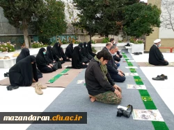 مراسم اولین سالگرد شهادت سردار دلها شهید حاج قاسم سلیمانی و همرزمانش در پردیس فاطمه الزهراء(س) دانشگاه فرهنگیان مازندران برگزار شد 2