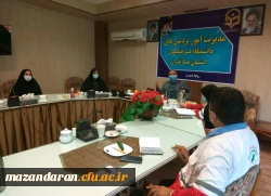 برگزاری جلسه مشترک دانشگاه فرهنگیان استان مازندران با جمعیت هلال احمر استان 2