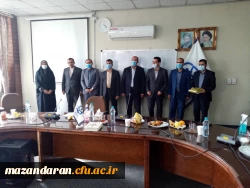 مراسم تودیع و معارفه مسئول حراست مرکز آموزش عالی شهید رجایی بابل 2