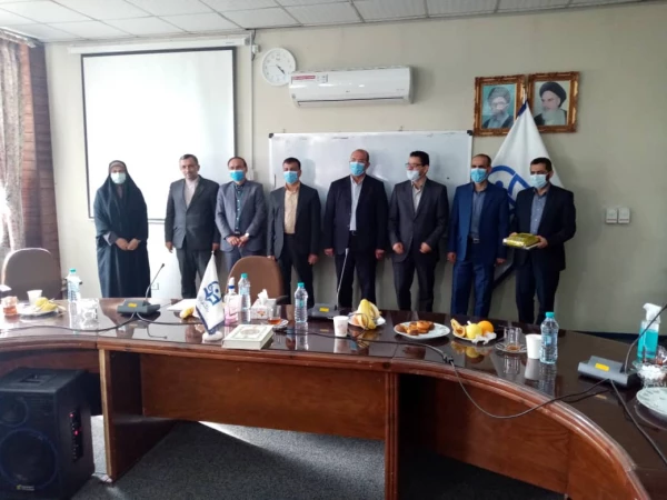 مراسم تودیع و معارفه مسئول حراست مرکز آموزش عالی شهید رجایی بابل 2