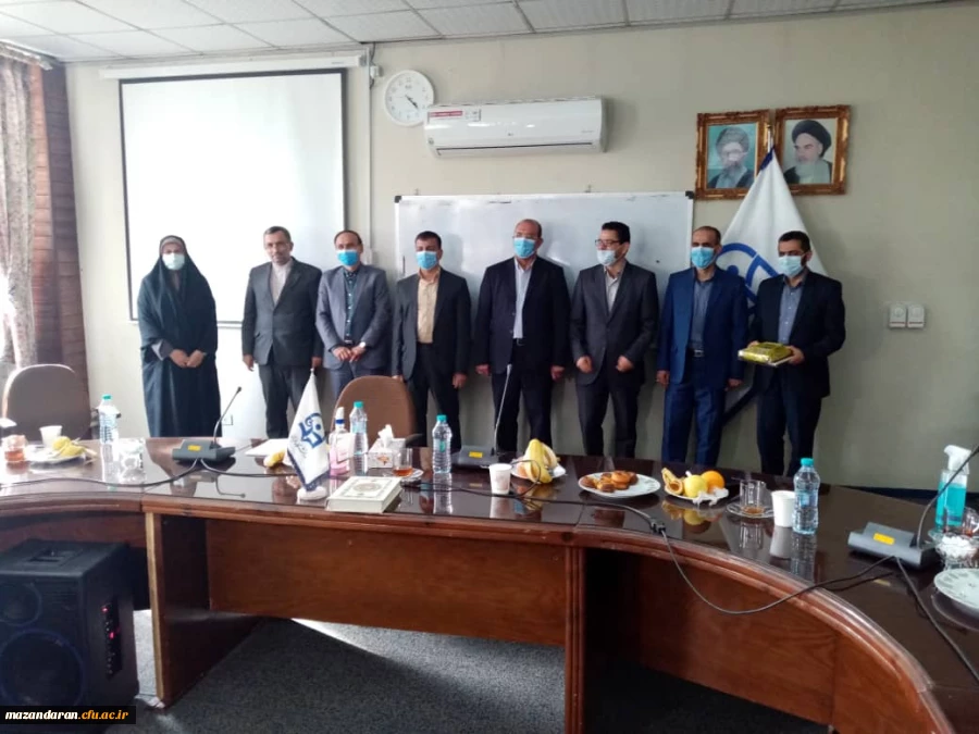 مراسم تودیع و معارفه مسئول حراست مرکز آموزش عالی شهید رجایی بابل 2